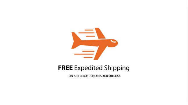 FREE Expedited Shipping on Small Orders 